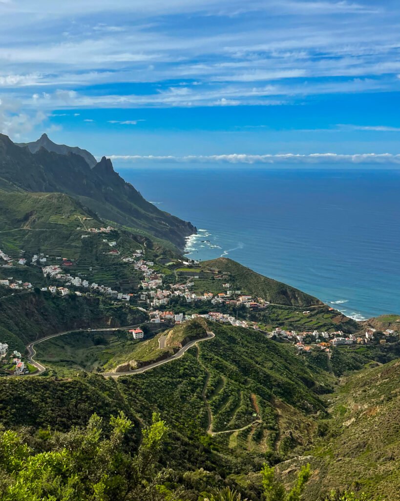 town in the anaga mountains