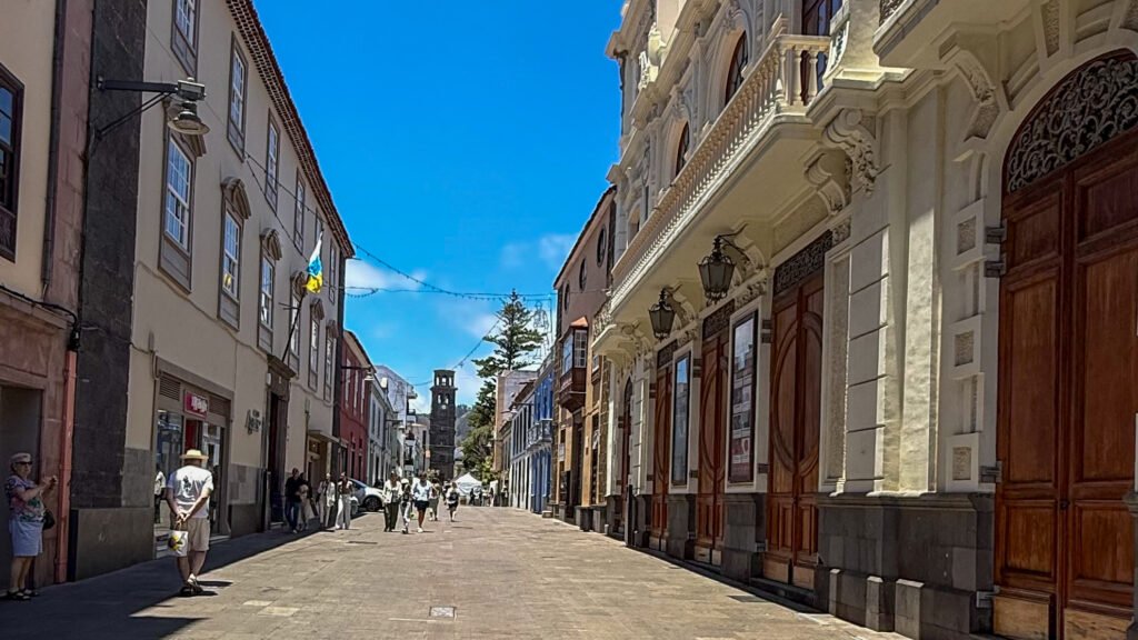 Colonial townhouses in La Laguna, Tenerife