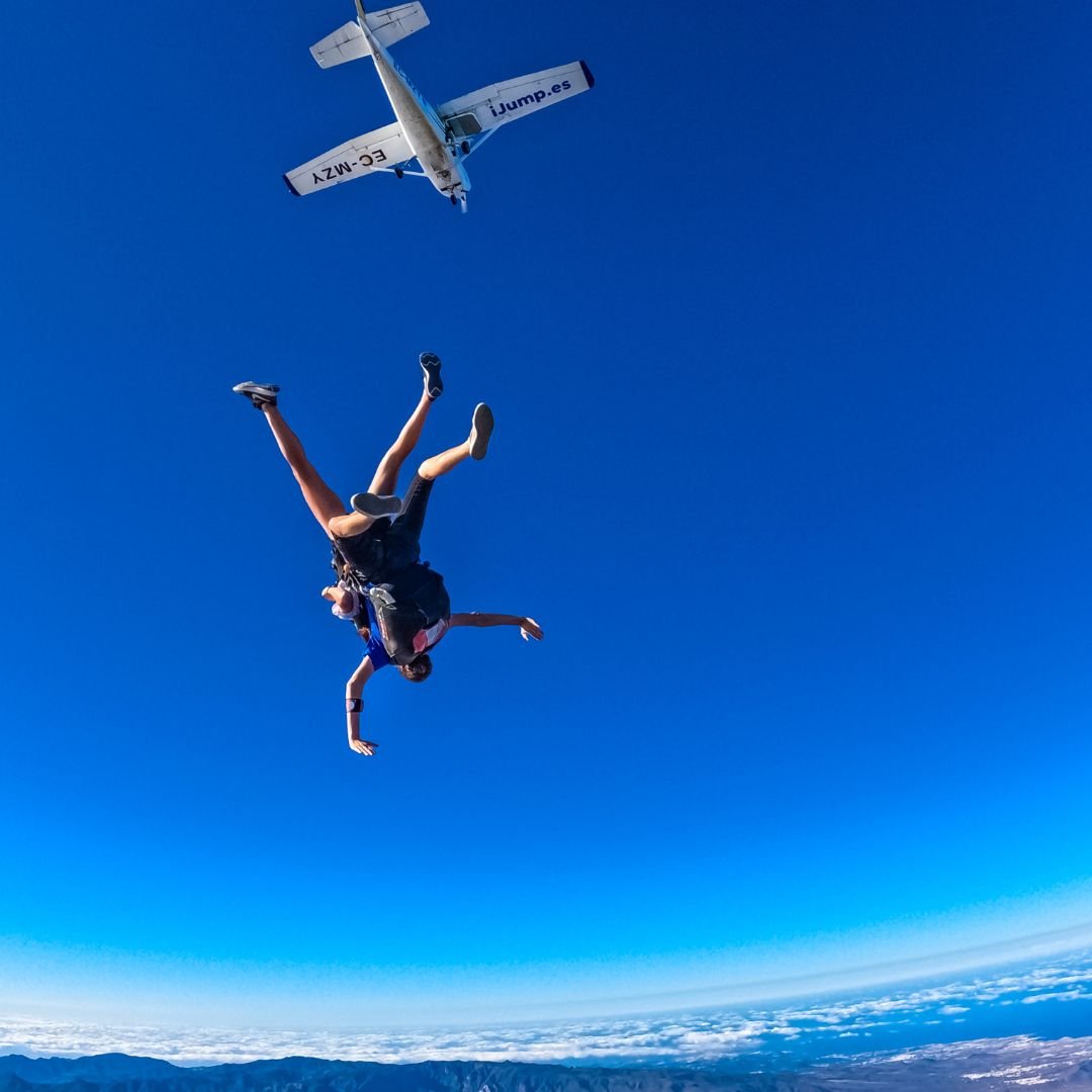 gran canaria sporty ekstremalne - skok ze spadochronem w tandemie