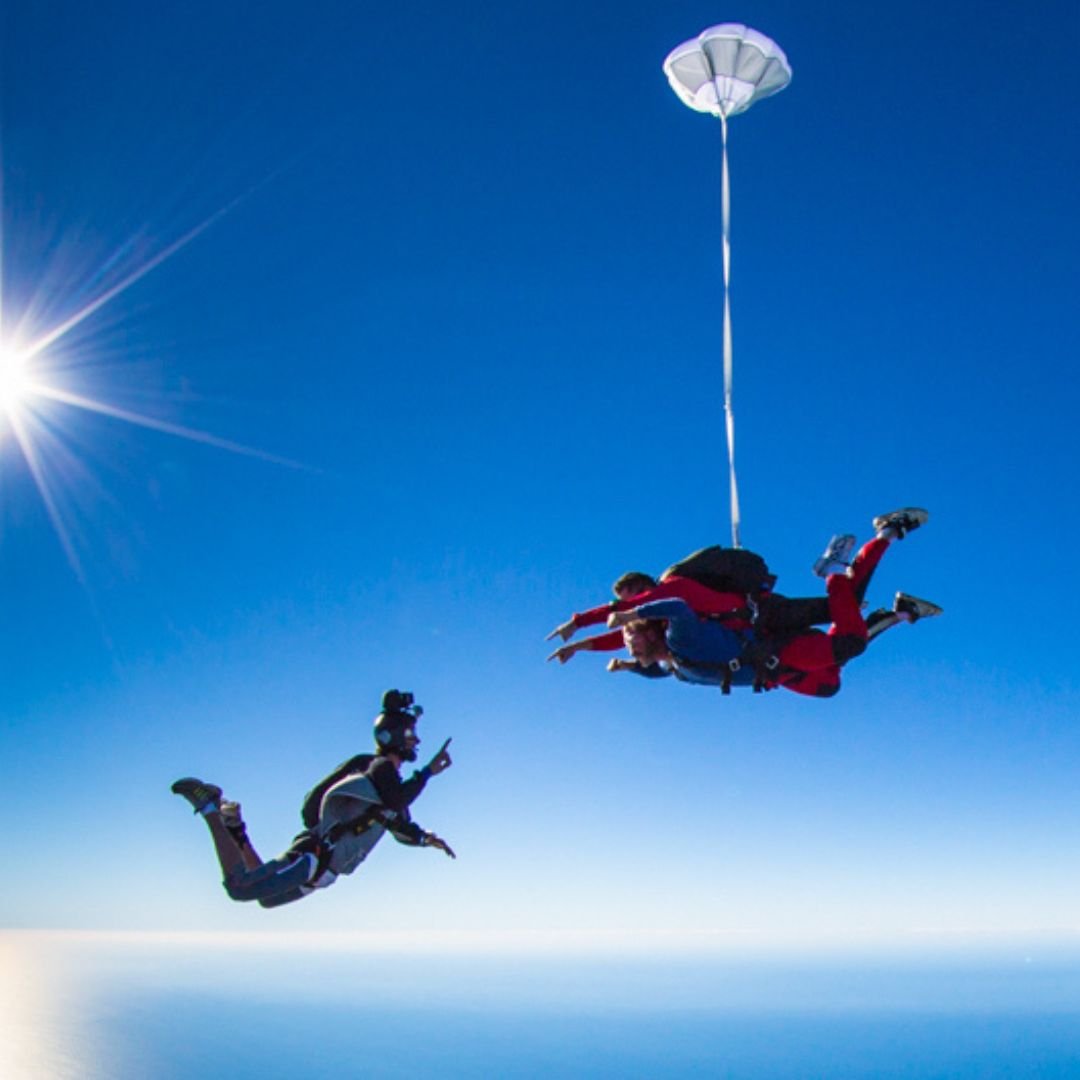 skok ze spadochronem w tandemie gran canaria