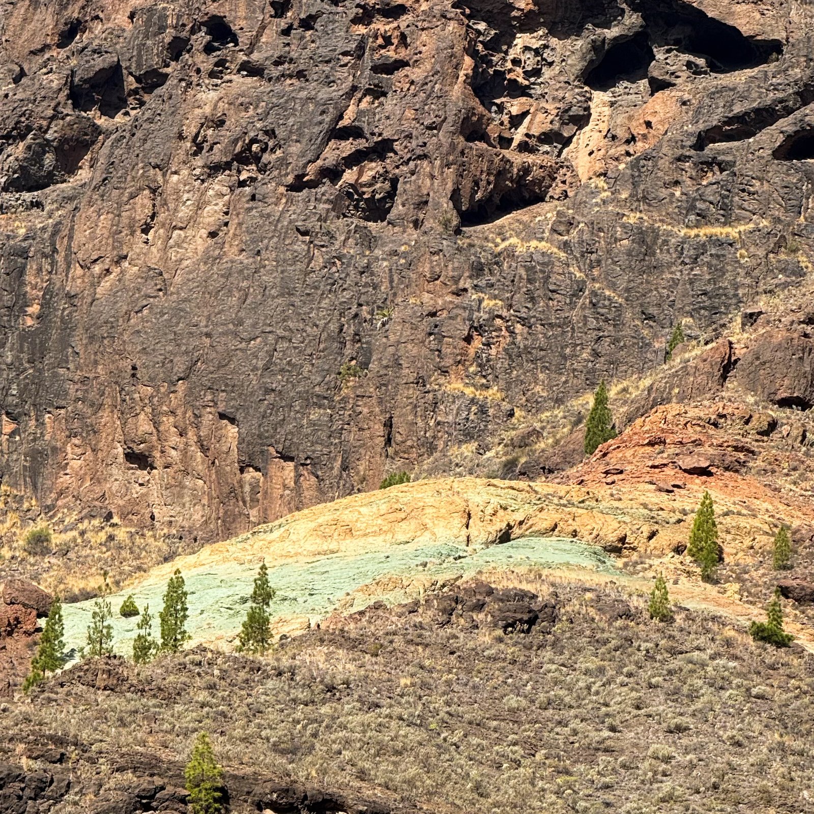 gran canaria błękitne skały Azulejos de Veneguera