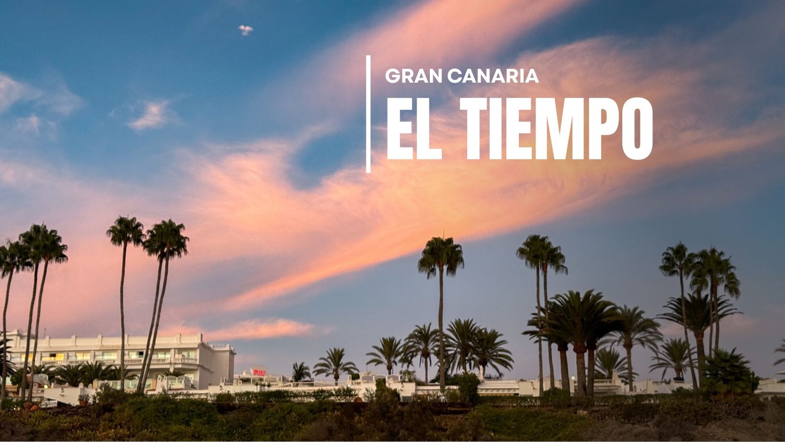 el tiempo en gran canaria - cielo en maspalomas
