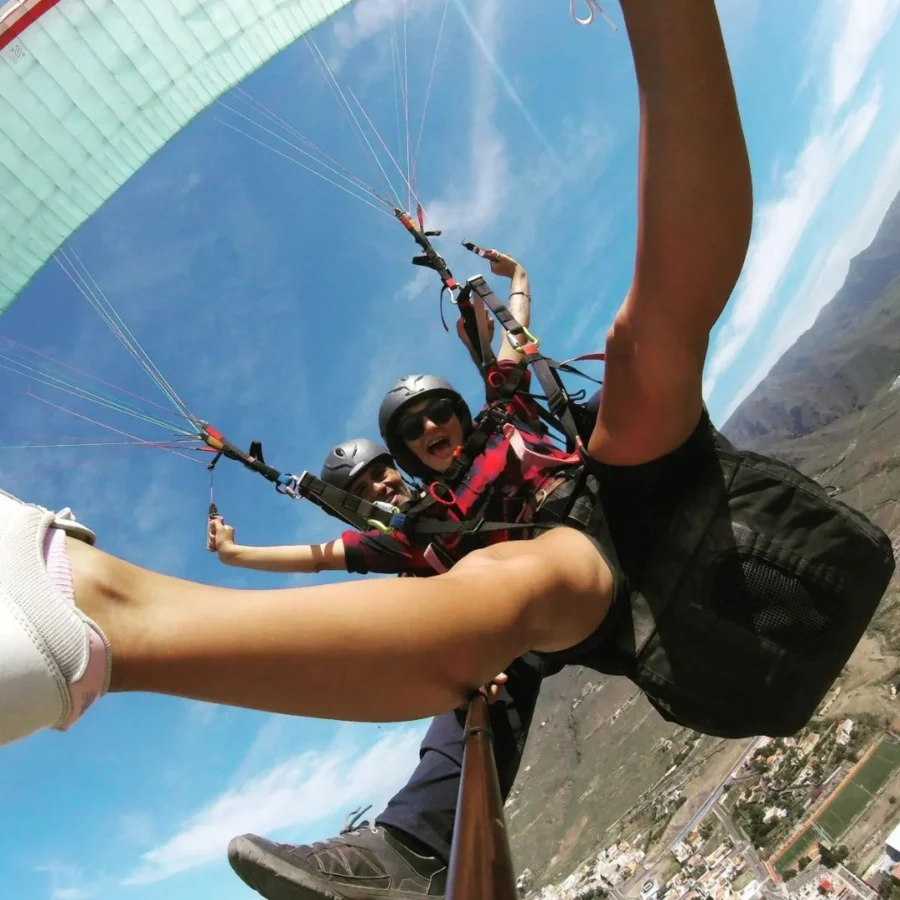 Paralotnia paragliding Teneryfa