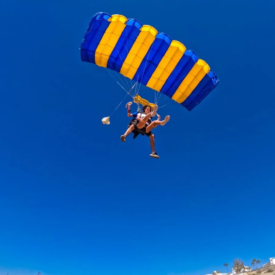 Gran Canaria skok ze spadochronem